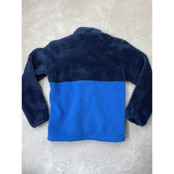 The North Face Campshire Jacket Boys L Blue Fleece Sherpa Full Zip Softshell - Picture 3 of 7